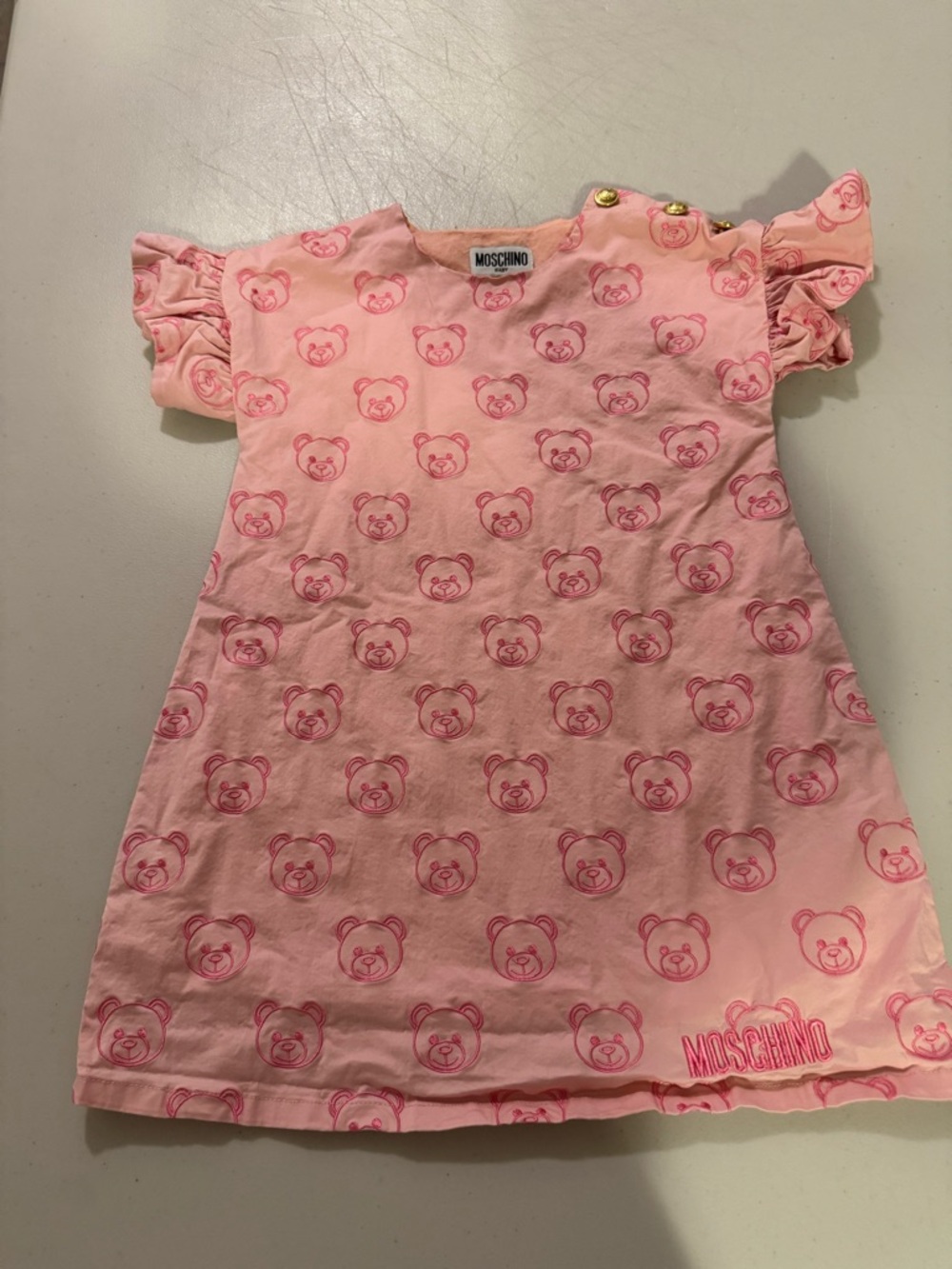 Moschino baby dress size 3Years